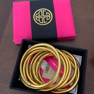 All Weather Bangles (Budhagirl) Color: Gold ORIGINAL. little use.